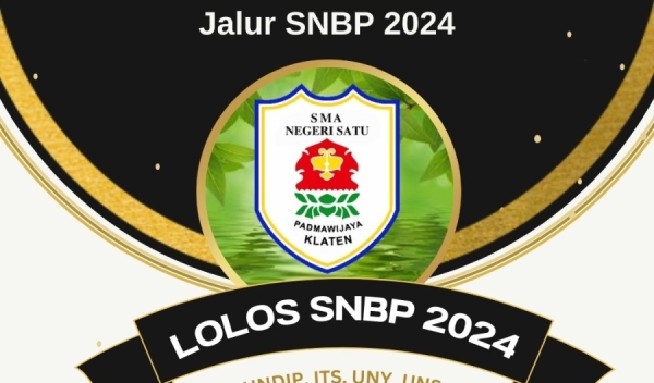 Selamat dan Sukses, 62 Siswa Lolos SNBP 2024